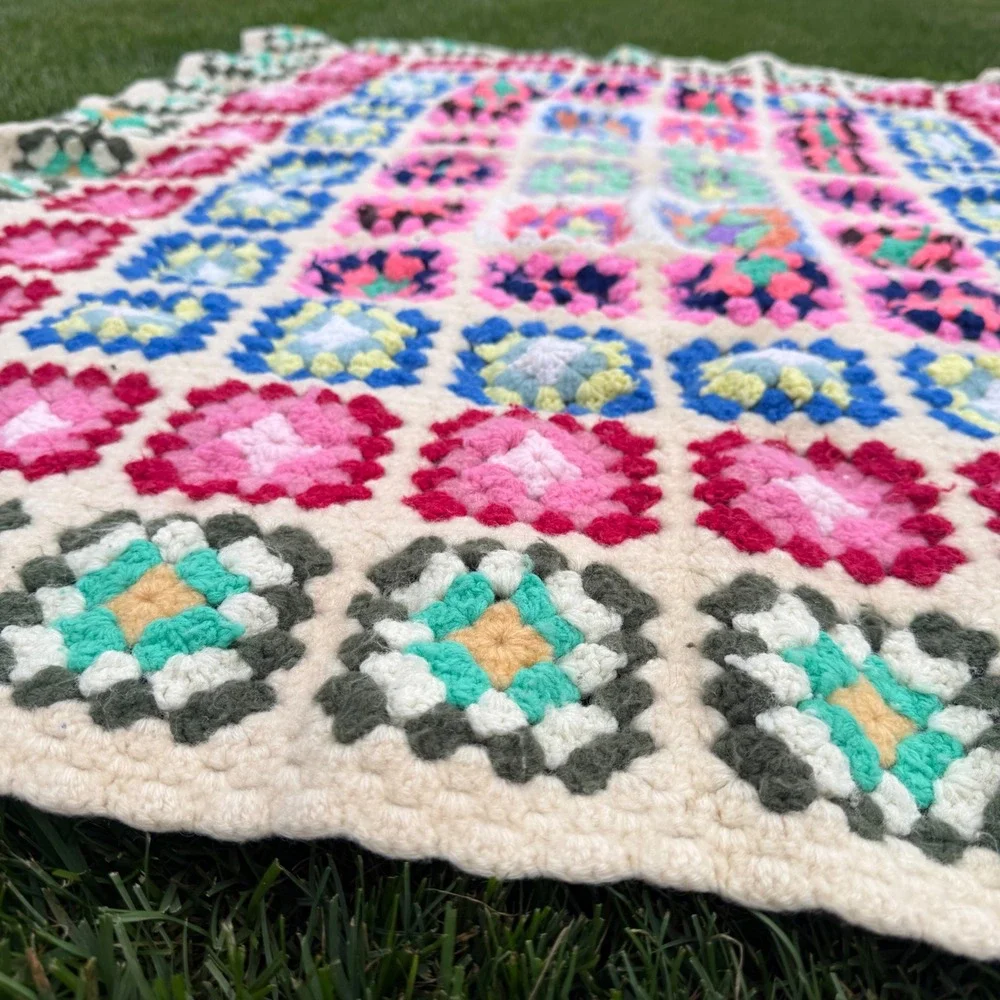 Handmade crochet granny
